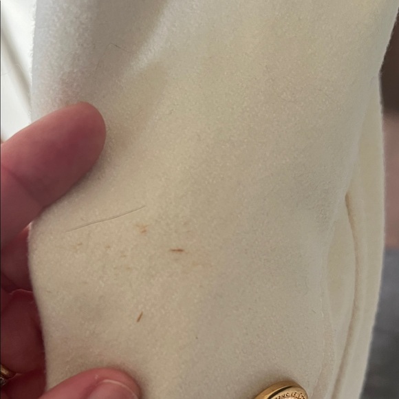 🤍 Laundry by Shelli Segal Ivory Wool Blend Trench Coat – Size 6 🤍 - Picture 10 of 10